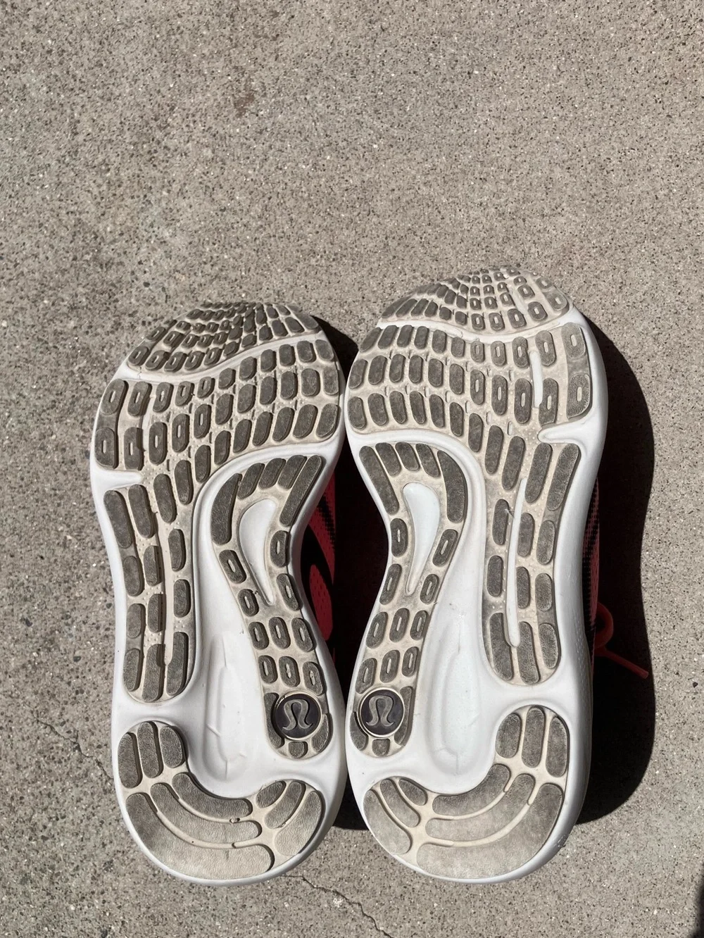 Lululemon Women's BeyondFeel Running Shoes - Size 7, Orange & Black
